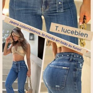 Blue Jeans de alta moda con horma perfecta